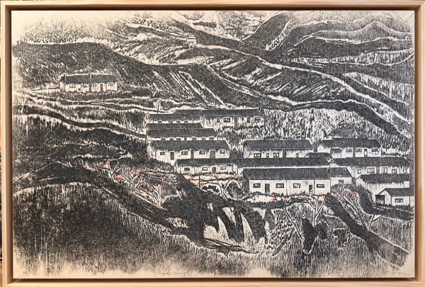 Yet,SpringWoodcut on washi & Mixed MediaEd.1/3 60x90.5cm 2025.