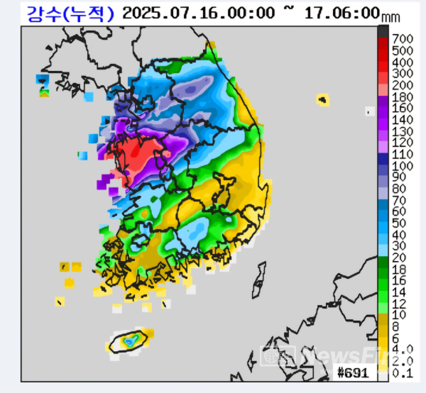 밤새 충남지역 시간당 100mm 폭우로 당진천 범람, 일부 열차 운행 제한