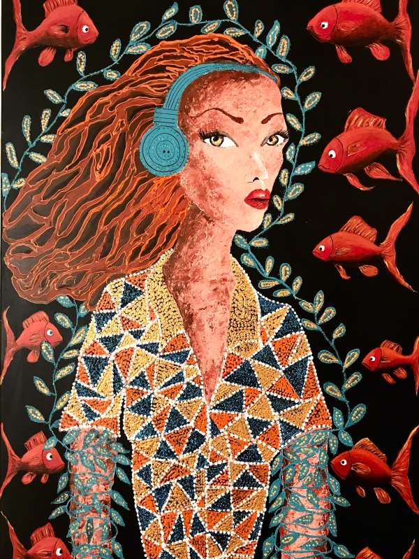 델핀_Elsa's eyes_acrylic_92x60cm_2025